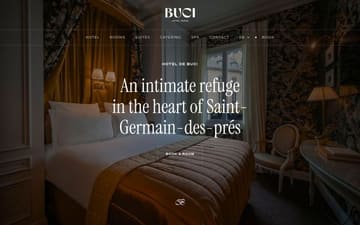 Buci Hotel website preview
