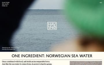 Havsnø website preview