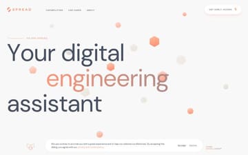 Spread website preview