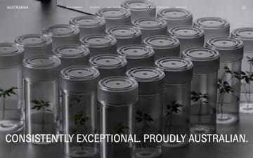 Austranna website preview