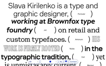 Slava Kirilenko website preview