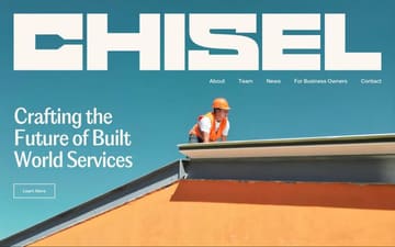 Chisel Industries website preview