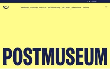 Postmuseum website preview