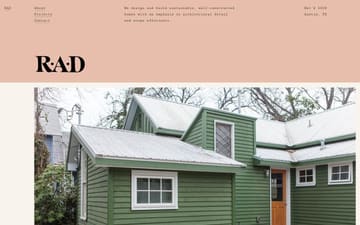 RAD website preview