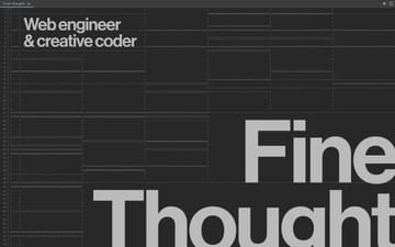 Fine Thought website preview