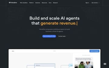 Voiceflow website preview