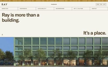 Ray Phoenix website preview