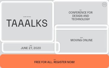 taaalks website preview