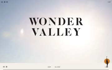 WONDER VALLEY website preview