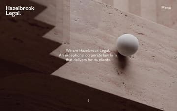 Hazelbrook Legal website preview