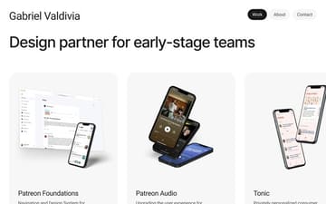 Gabriel Valdivia website preview
