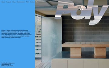 Poly Designs website preview