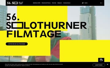 Solothurner filmtage website preview