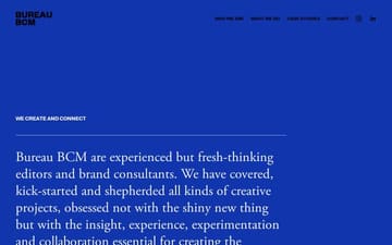 Bureau BCM website preview