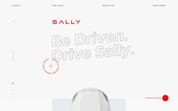 Sally website preview