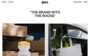 Jam Store website preview