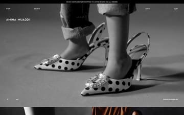 Amina Muaddi website preview