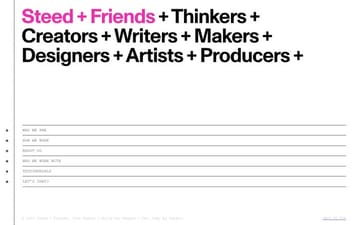 Steed and Friends website preview