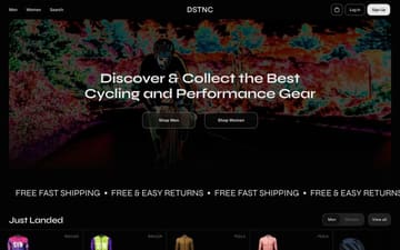 DSTNC website preview