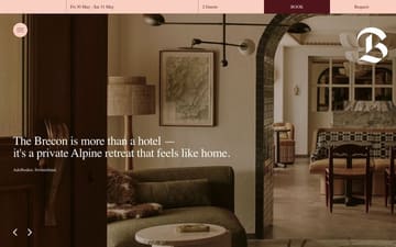 The Brecon website preview