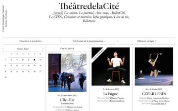 ThéâtredelaCité website preview