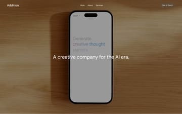 Addition website preview