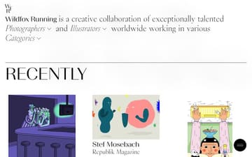 Wildfox Running website preview