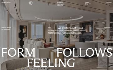Studio Dado website preview