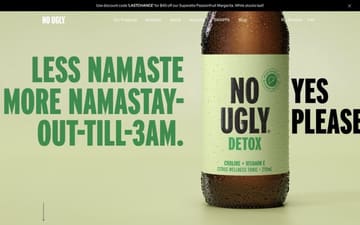 No Ugly website preview