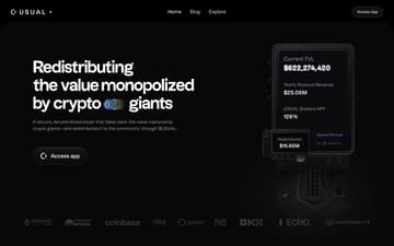 Usual Protocol website preview