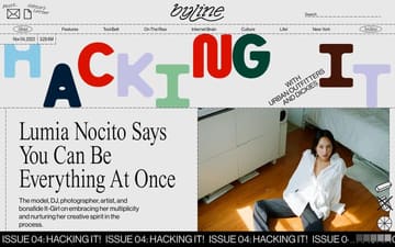 Byline website preview
