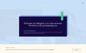 Collagerie website preview