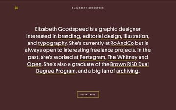Elizabeth Goodspeed website preview