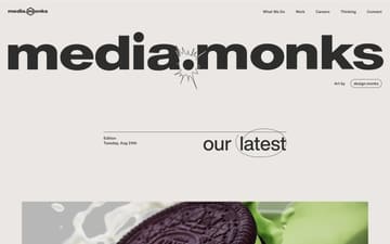 Media.Monks website preview