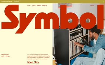Symbol Audio website preview