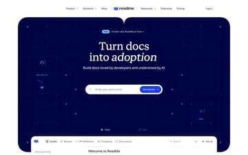 ReadMe website preview
