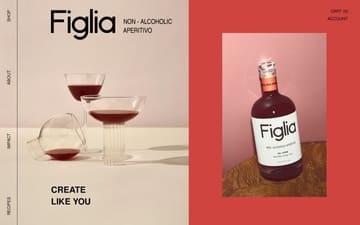 Drink Figlia website preview
