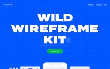 Wireframe Kits website preview
