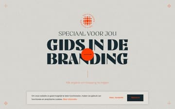 Gids in de branding website preview