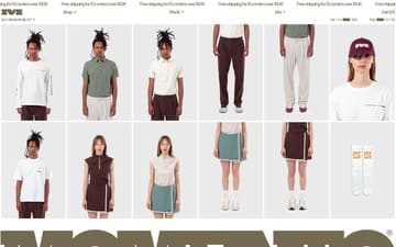 Momento Golf website preview