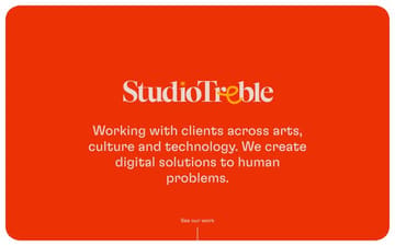 Studio Treble website preview
