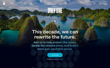 Only One website preview