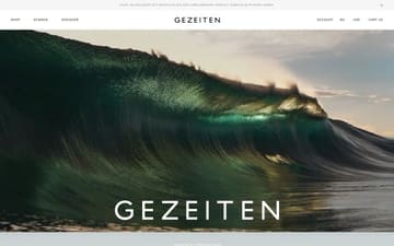Gezeiten website preview