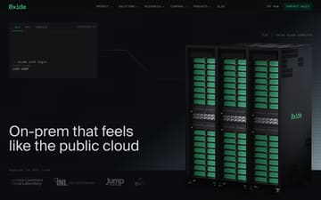 Oxide website preview