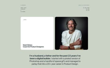 Noah Stokes website preview