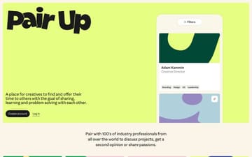 Pair Up website preview