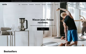 Aarke website preview