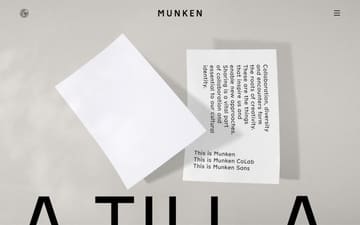 Munken CoLab website preview