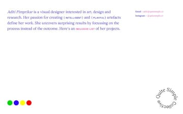 Aditi Pimprikar website preview