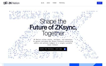 ZK Nation website preview